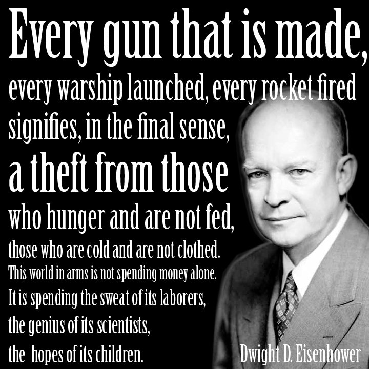  Eisenhower Military Industrial Complex Quote of the decade Check it out now 