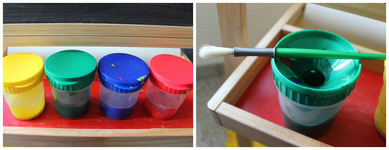 Make it Cozee I Love Our Ikea Easel [and Paint Cups]