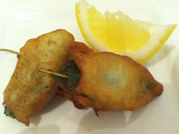 Earthwalkers Sage and Anchovy Fritters / Quick snacks