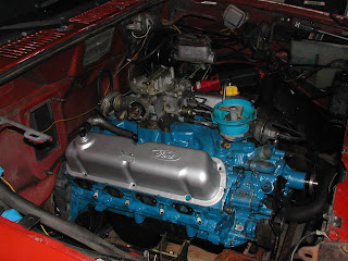 Dan's Blog: The Great Bronco Engine Transplant- The New Heart Fits