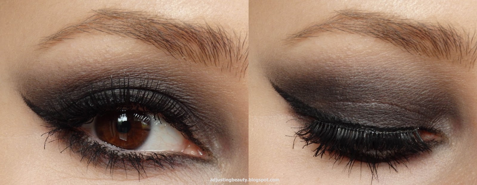 Taylor Swift Bad Blood inspired makeup winged smoky eye Adjusting