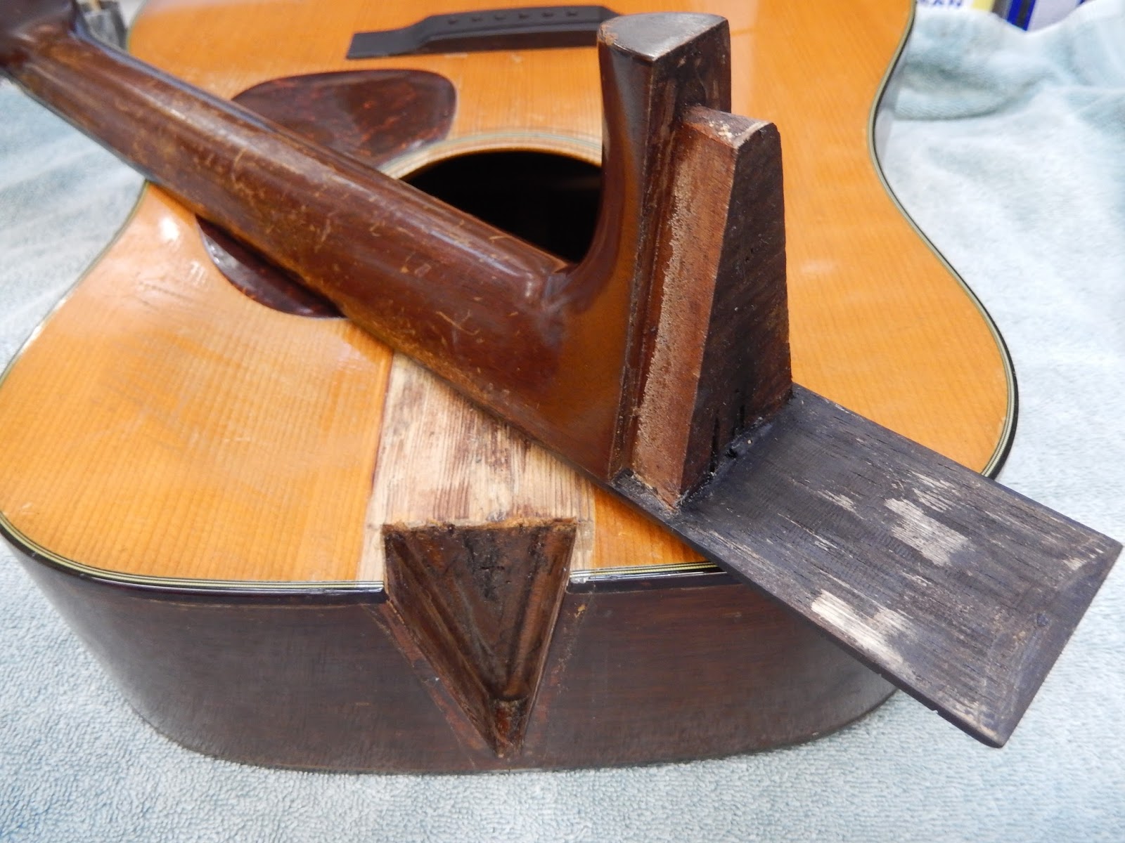 Resetting the neck on a vintage Martin The Gear Page