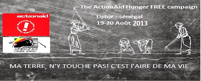 ActionAid Hunger FREE campaign djilor 2013