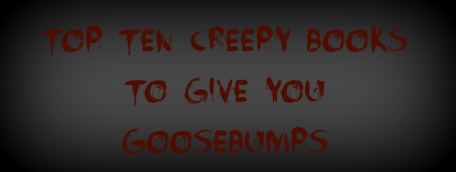 Crazy for YA Top Ten Creepy Books for Halloween