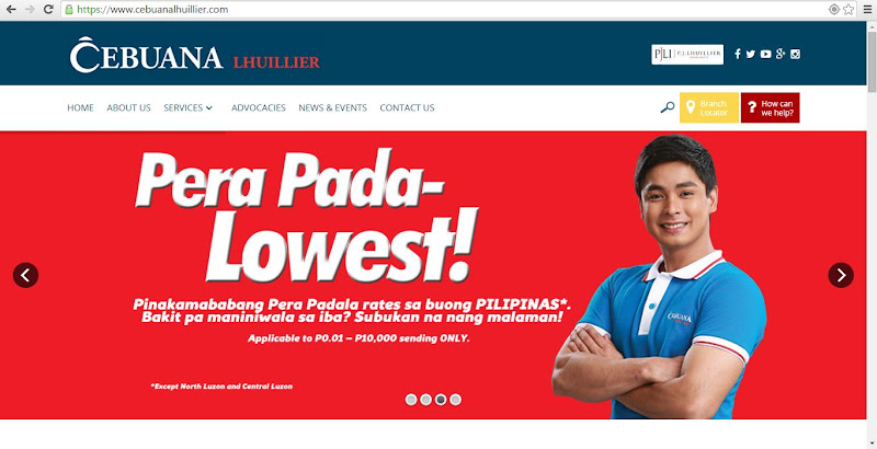 Cebuana Lhuillier Pawnshop Website