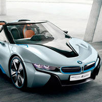 BMW apresenta o novo protótipo i8 Concept Spyder