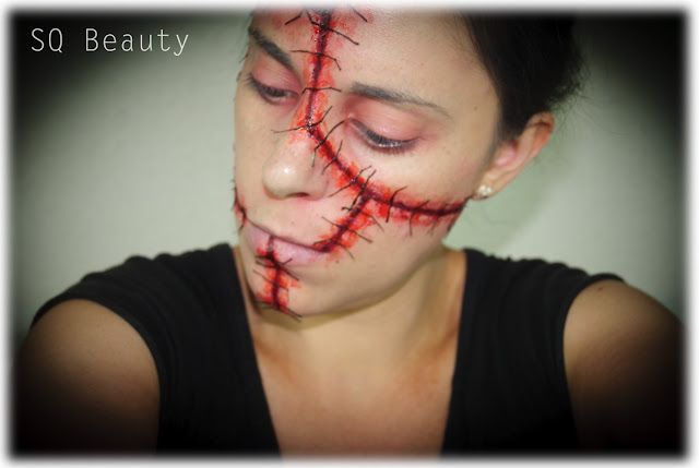 Cara cosida maquillaje efectos especiales Halloween, Stitched face special effects makeup Silvia Quirós Cara cosida maquillaje efectos especiales Halloween, Stitched face special effects makeup Silvia Quirós