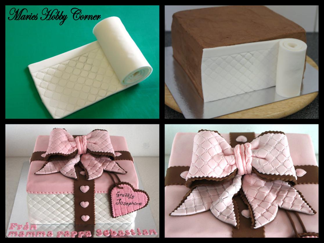 Cakes and Sweets How to use Quilting embosser on a cake