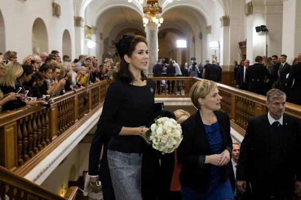 Crown Prince Frederik and Crown Princess Mary, Prince Joachim and Princess Marie and Princess Benedikte