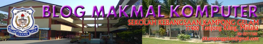 MAKMAL KOMPUTER SK KAMPONG GELAM