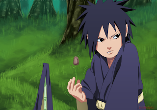 Madara Throwing Stone Madara as child