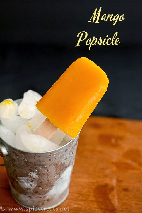 Easy Mango Popsicle