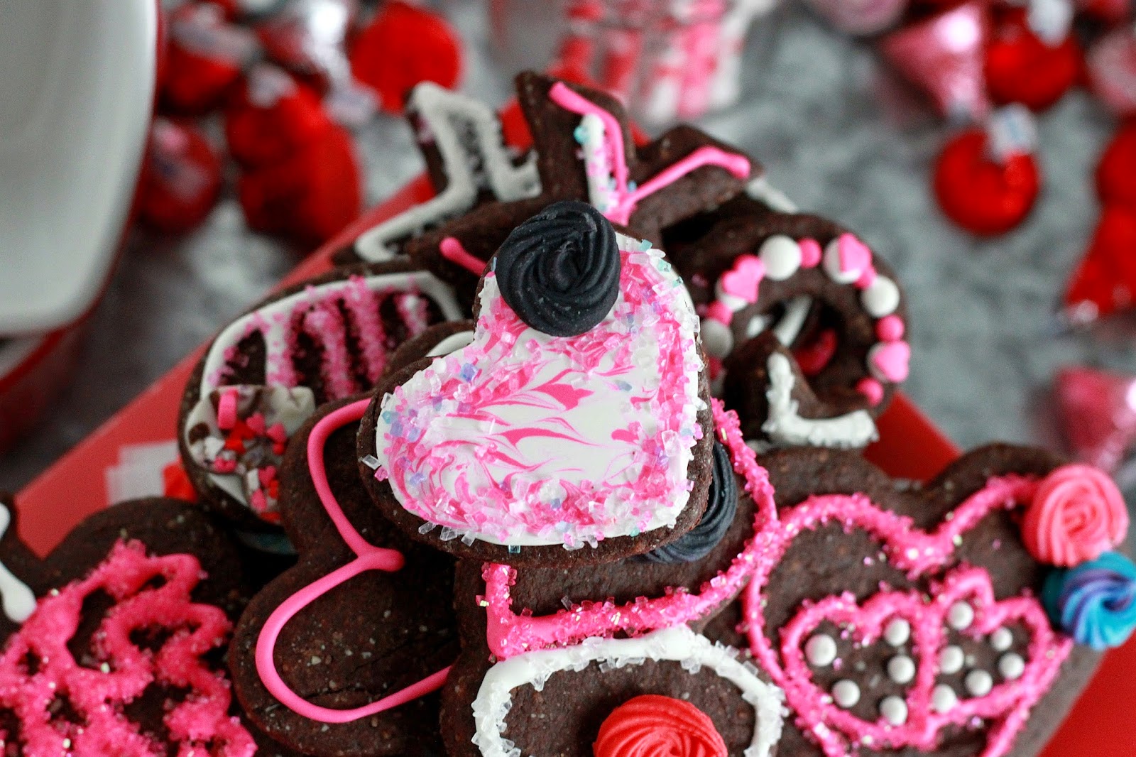 Feeding My Addiction Healthy Chocolate CutOut Cookies