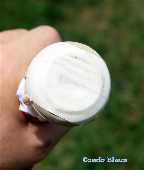 Condo Blues How to Add Weights and Tape to a Color Guard Flag