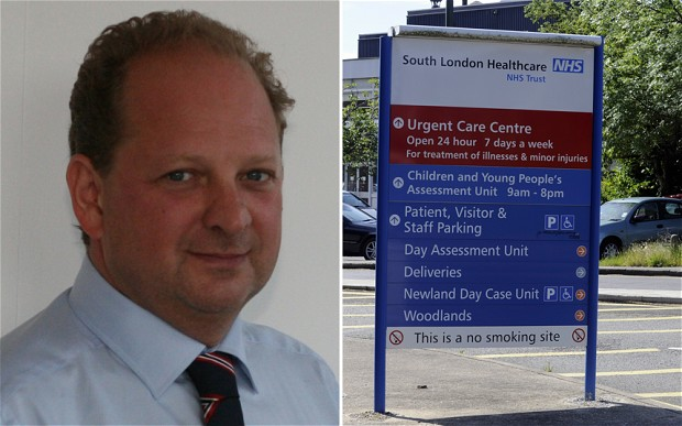 NHS trust on the "brink of bankruptcy" spent nearly £1 million on a consultant