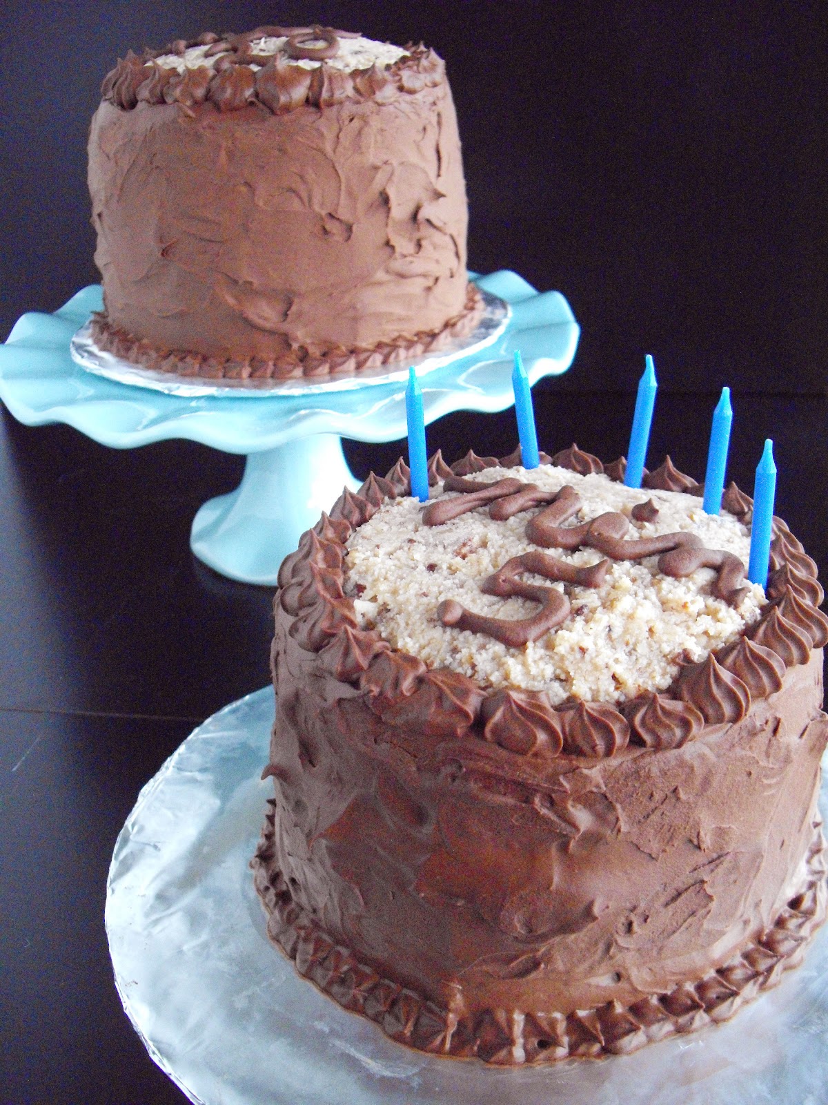 Two Cakes, for my Real Birthday cooking ala mel