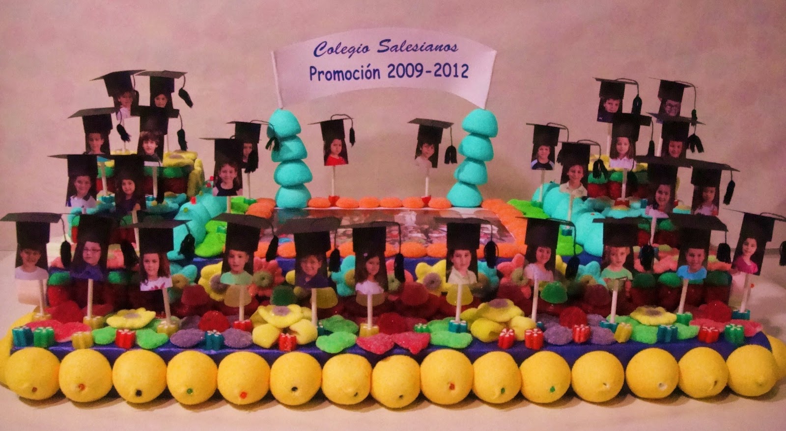 Entretres Patchwork Tarta para graduaci?n Decoracion Graduacion Infantil ~ Entretres Patchwork Tarta para graduaci?n