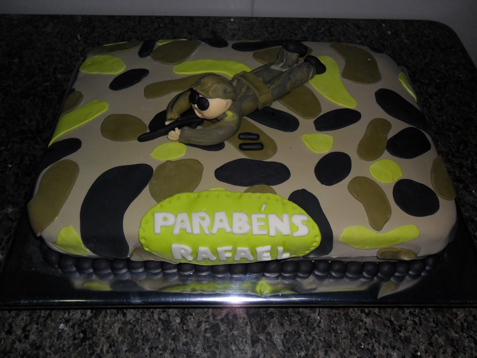 Bolos E Tortas Bolo Soldado Camuflado