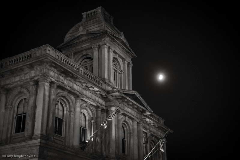 United States Custom House in Portland, Maine. October 2013. Photography by Corey Templeton.