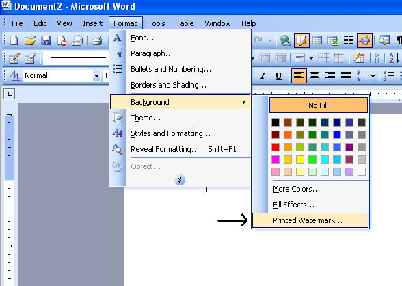 Watermark In Microsoft Word 2003 ~ Microsoft Office Support