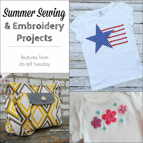 Summer Sewing & Embroidery Projects on Diane's Vintage Zest!