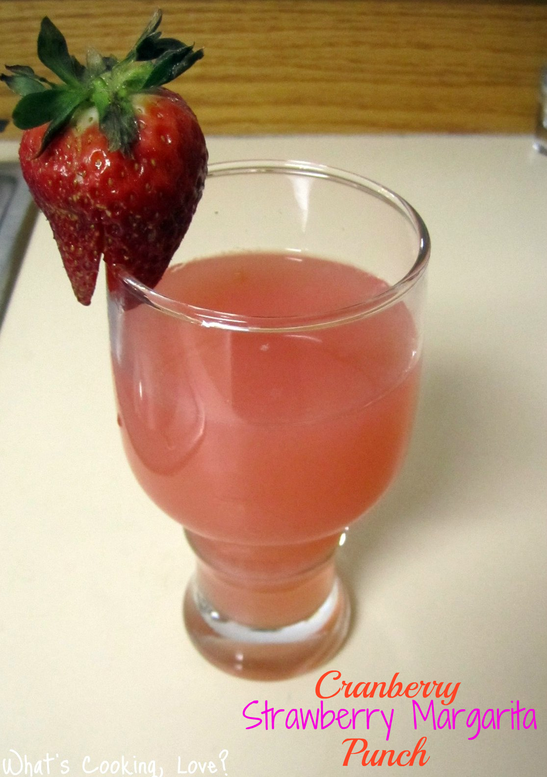 Cranberry Strawberry Margarita Punch Whats Cooking Love?
