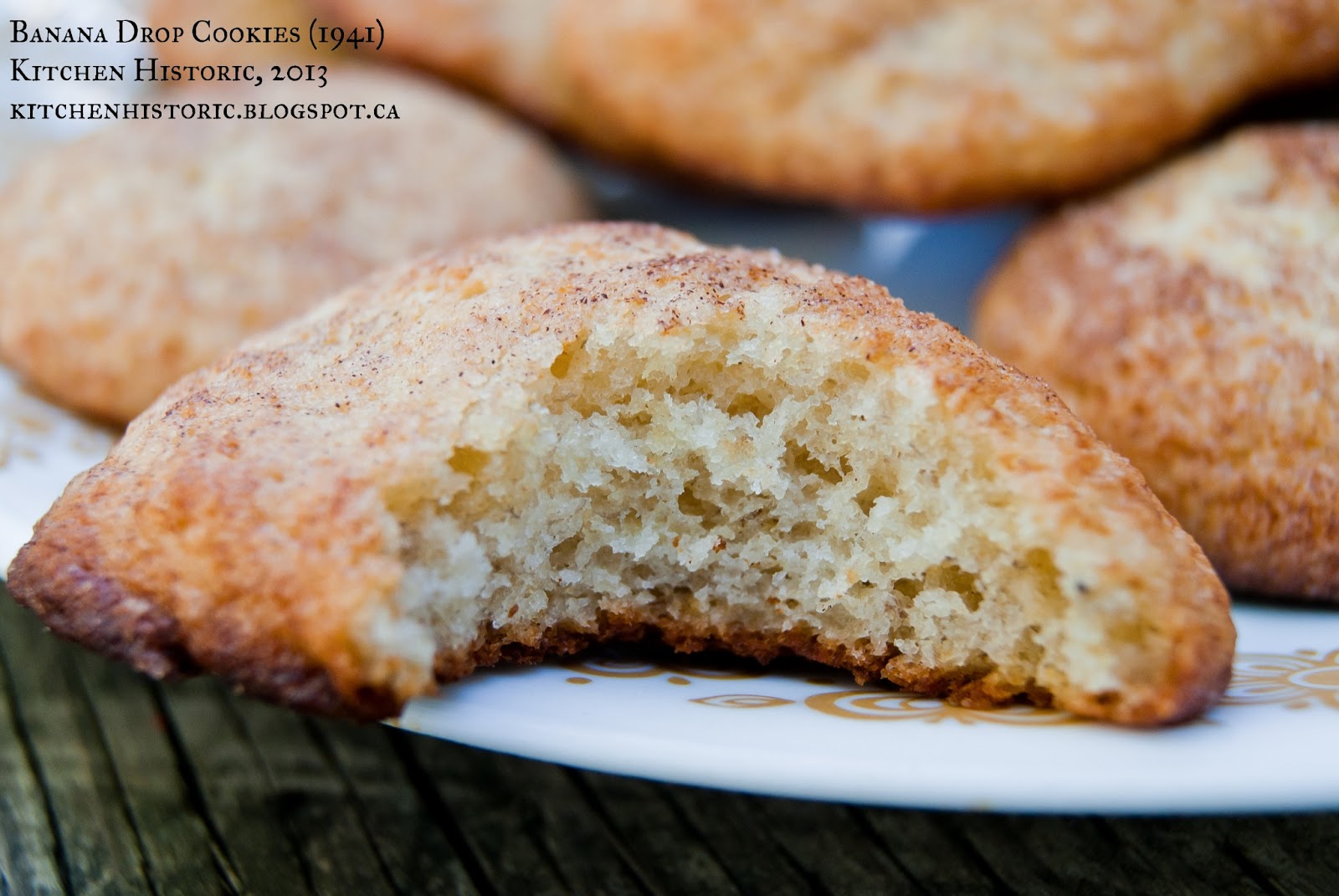 Kitchen Historic Banana Drop Cookies (1941)