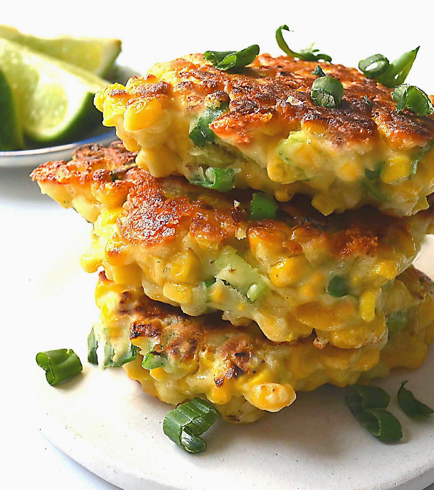 Sew French: Mexican Corn Cakes with Jalapeno & Lime