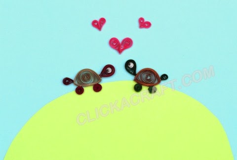 Easy paper quilling for kids