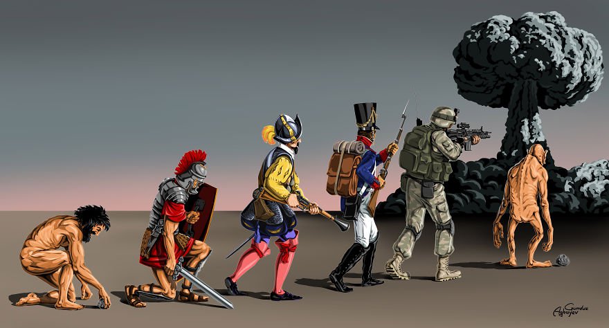 Powerful Satirical Illustrations Show What War Really Looks Like Powerful Satirical Illustrations Show What War Really Looks Like