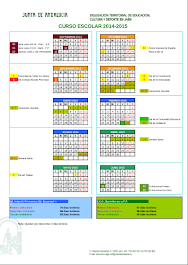 CALENDARIO ESCOLAR 14/15