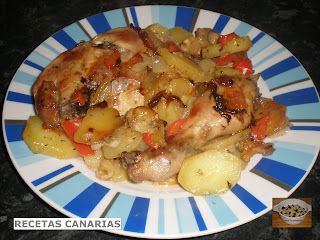 Pollo Al Horno Con Variaditos