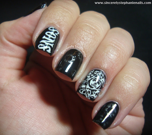 sons of anarchy nail art