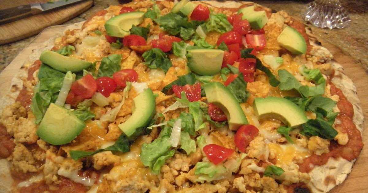 Sweetie Petitti Enlightened Happy Joe's Taco Pizza on The Grill