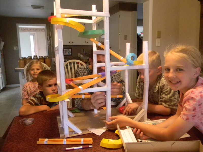 Home Joys Make Your Own Marble Roller Coaster From Paper