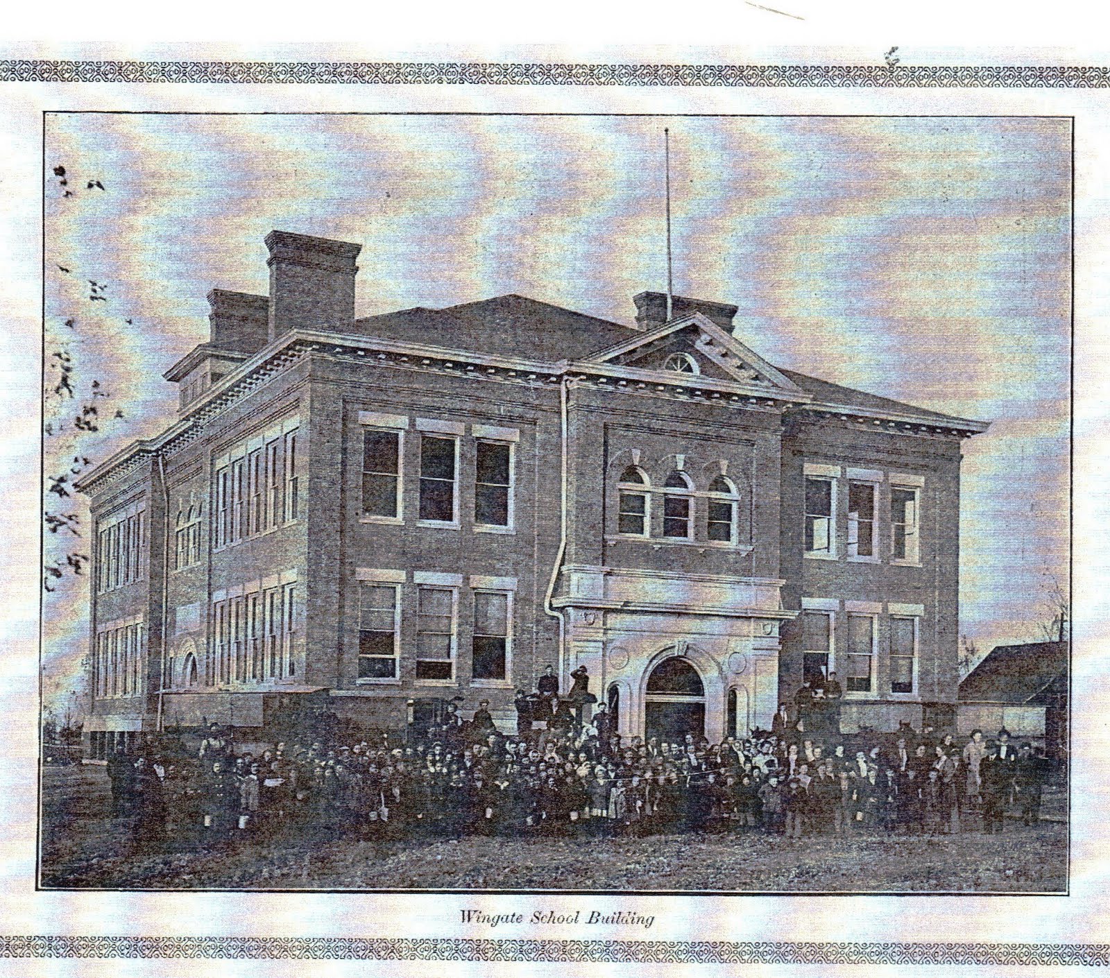 Wingate Spartans Wingate High School Building dedicated in 1907. Horse