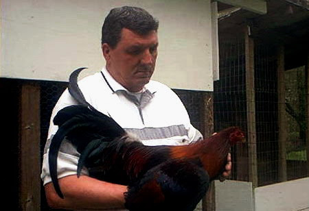 Me holding High Noon Hatch cock