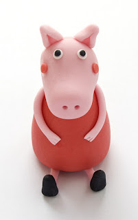Pujsa Pepa iz tičino mase - Peppa Pig fondant