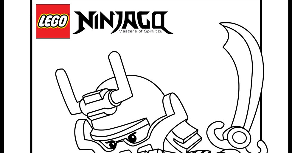 LEGO Ninjago Kai Coloring Pages Team colors