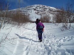 Climbing from the Arctic Valley