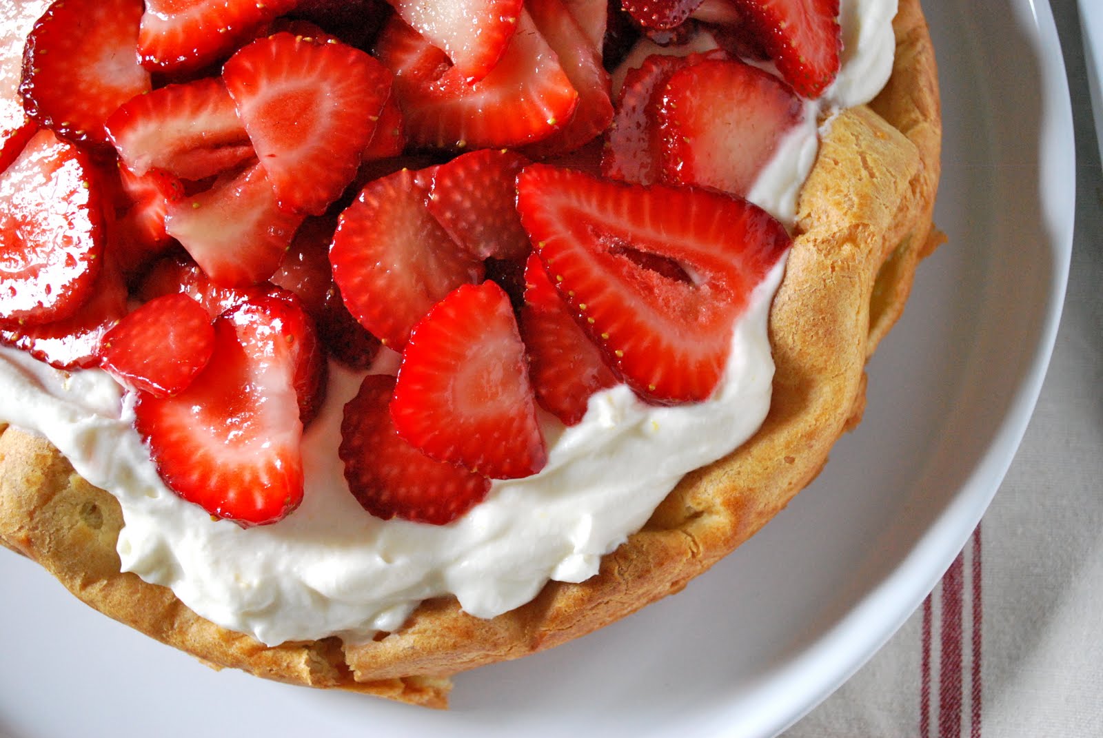Joyful Baker Strawberry Cream Puff Cake