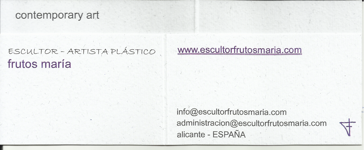 Escultor Frutos María