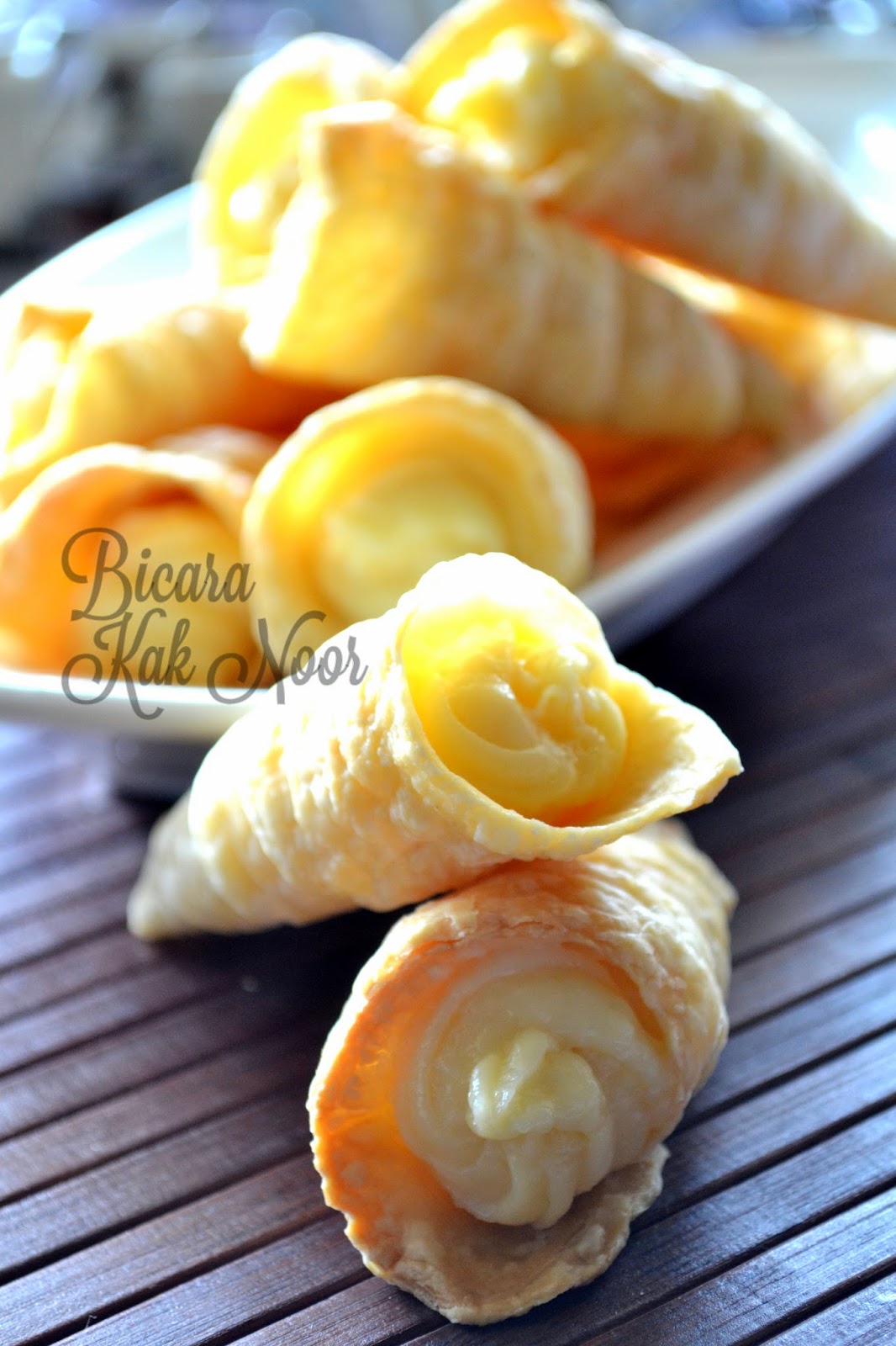 Cream Horn Pastry Puff Yang Ranggup Dapur Kak Noor
