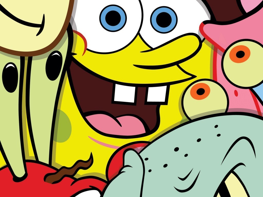 American top cartoons: Spongebob squarepants cartoon