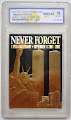 WORLD TRADE CENTER 9/11-NEVER FORGET -GENUINE-23 K GOLD CARD-GRADED GEM-MINT 10
