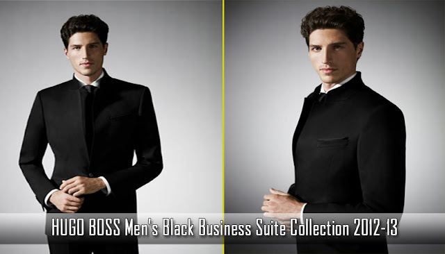 Hugo Boss Men's Black Business Suite Collection 2012-13