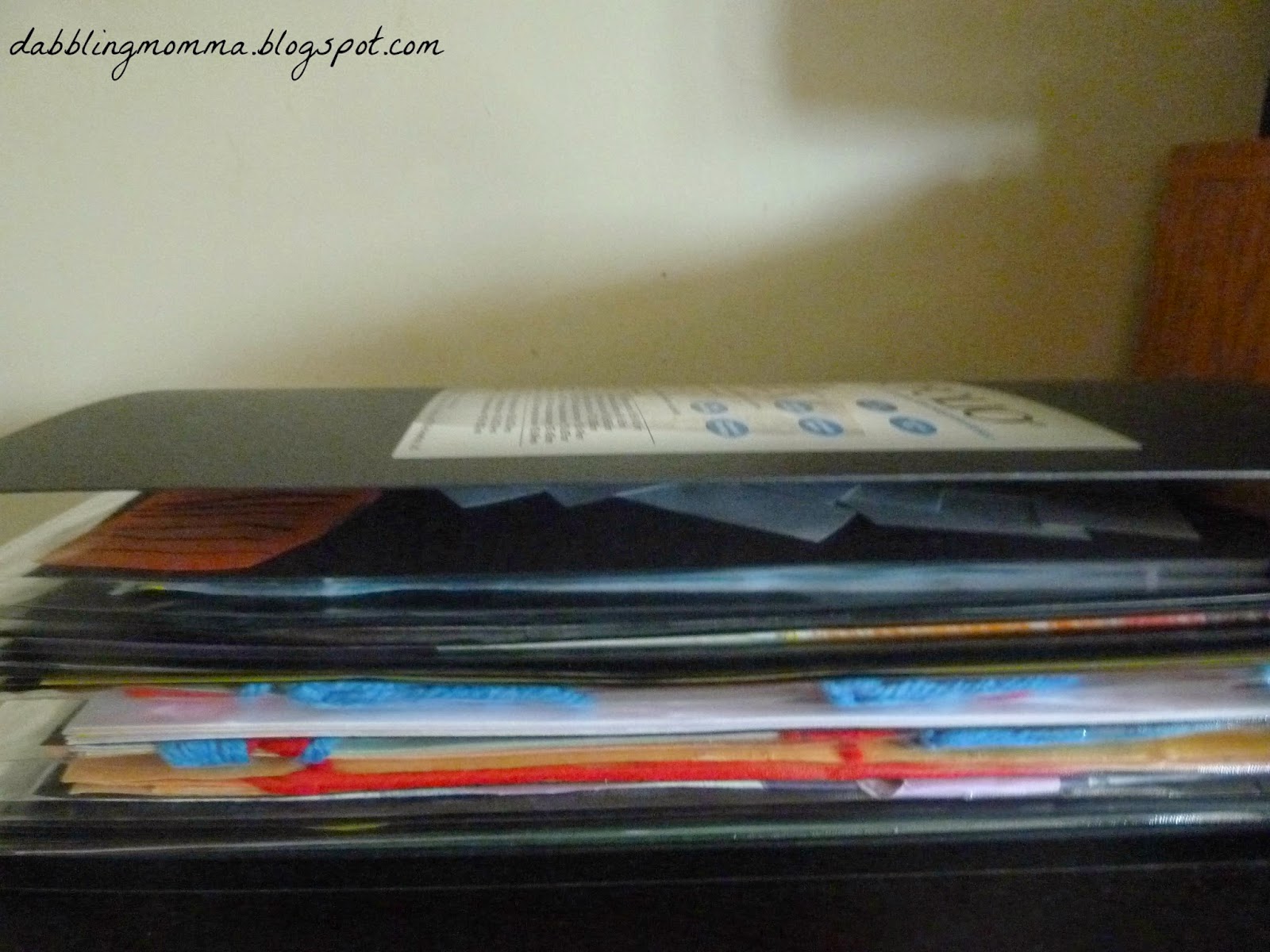 Dabblingmomma Organizing Your Child's Artwork and School Papers