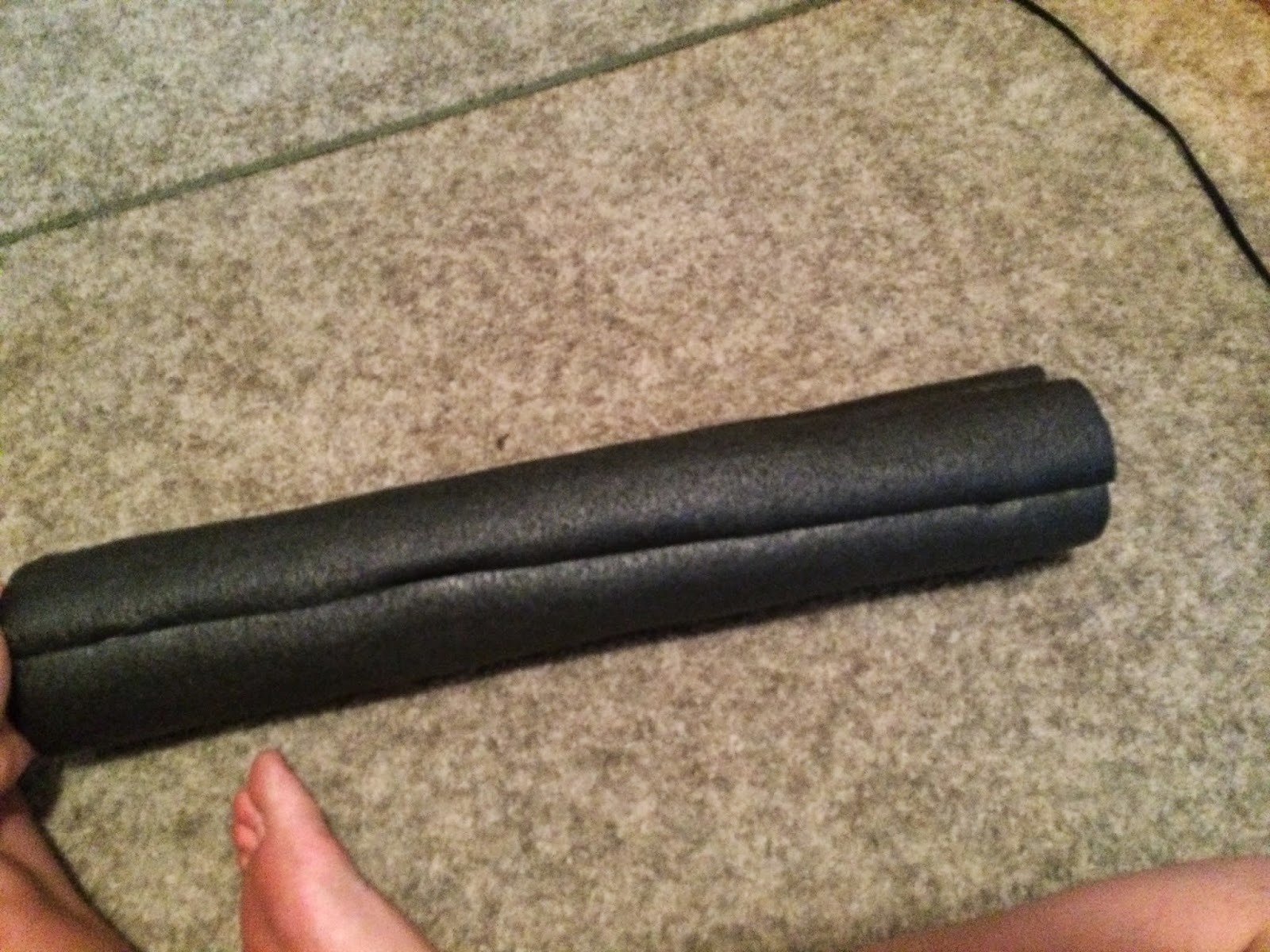 The Girl Who Thought Too Much DIY Foam Roller