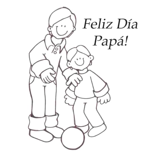 Me gusta la clase de religión: Colorear día del padre