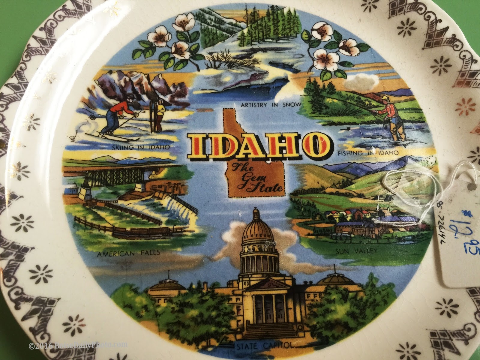 Boise Daily Photo Idaho Collector Plate